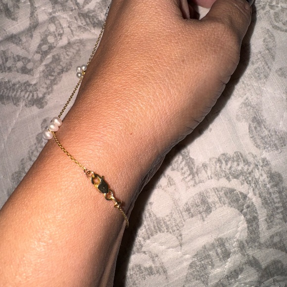 Hand Chain 14 k gold plated bracelet - Picture 4 of 4